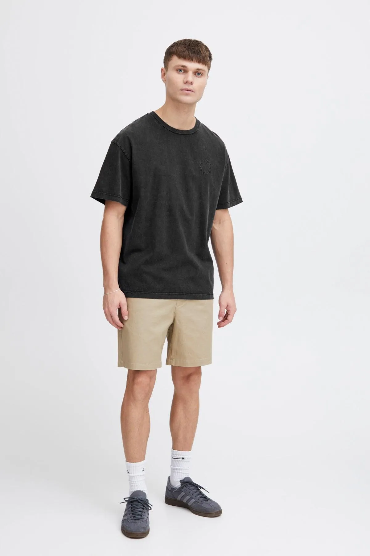 Camiseta !Solid Ismael True Black
