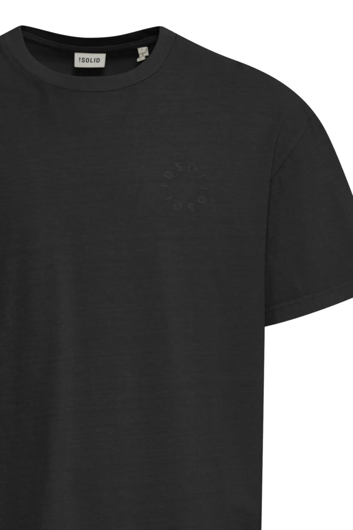 Camiseta !Solid Ismael True Black
