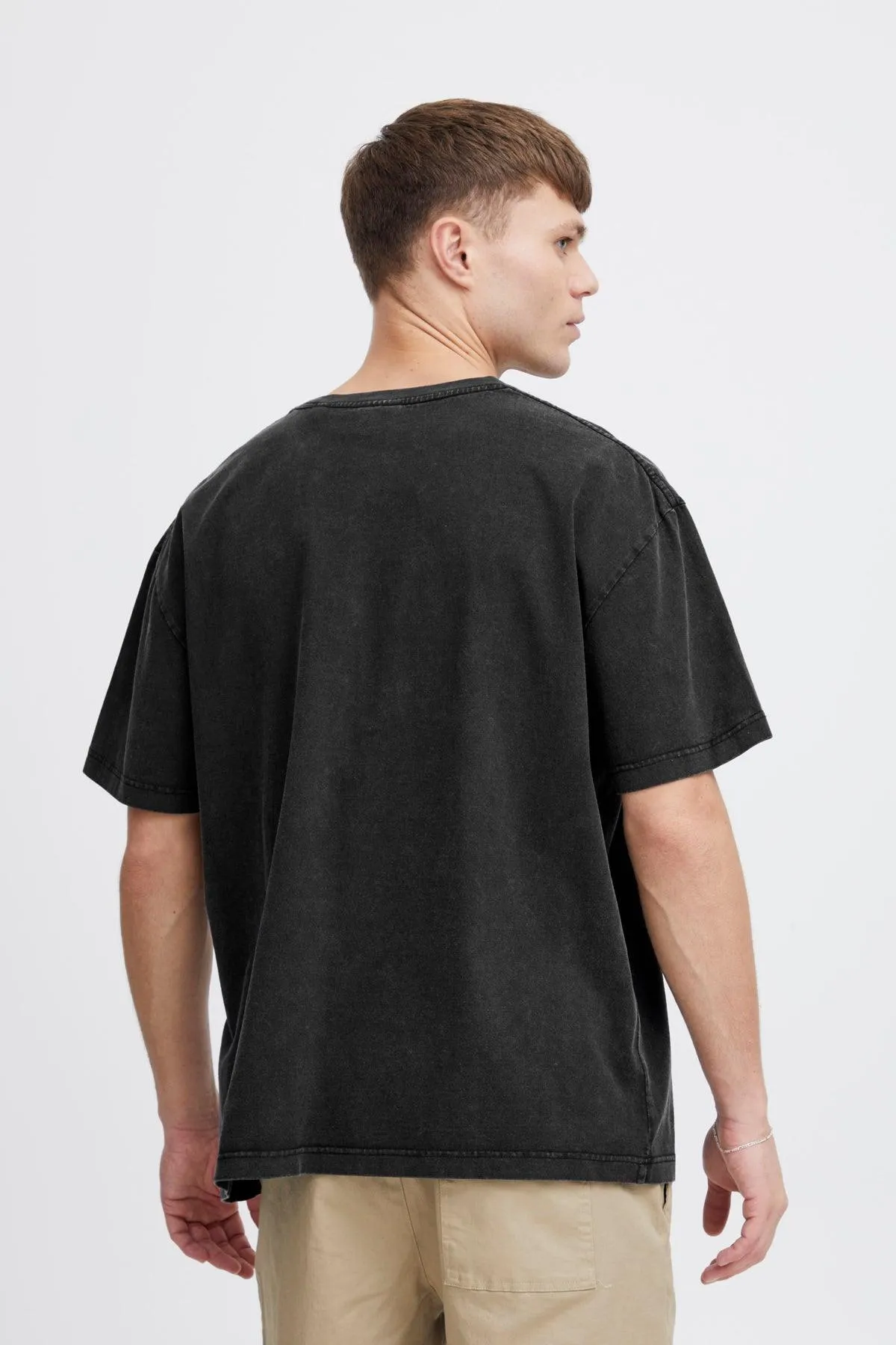 Camiseta !Solid Ismael True Black