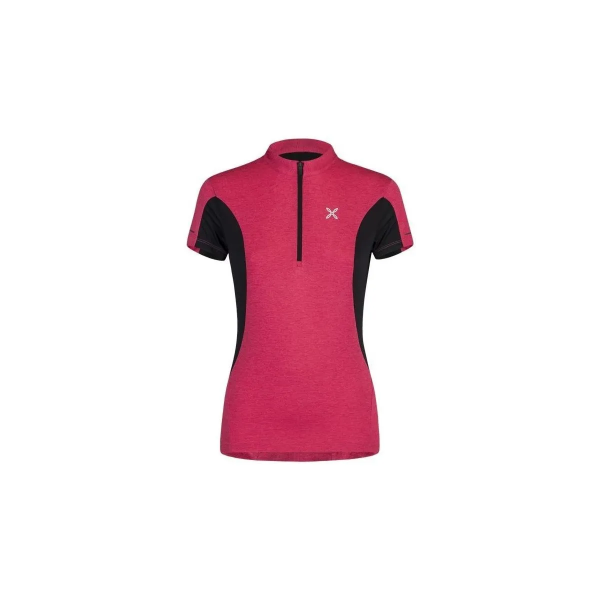 CAMISETA TRACK ZIP MUJER  ROSA