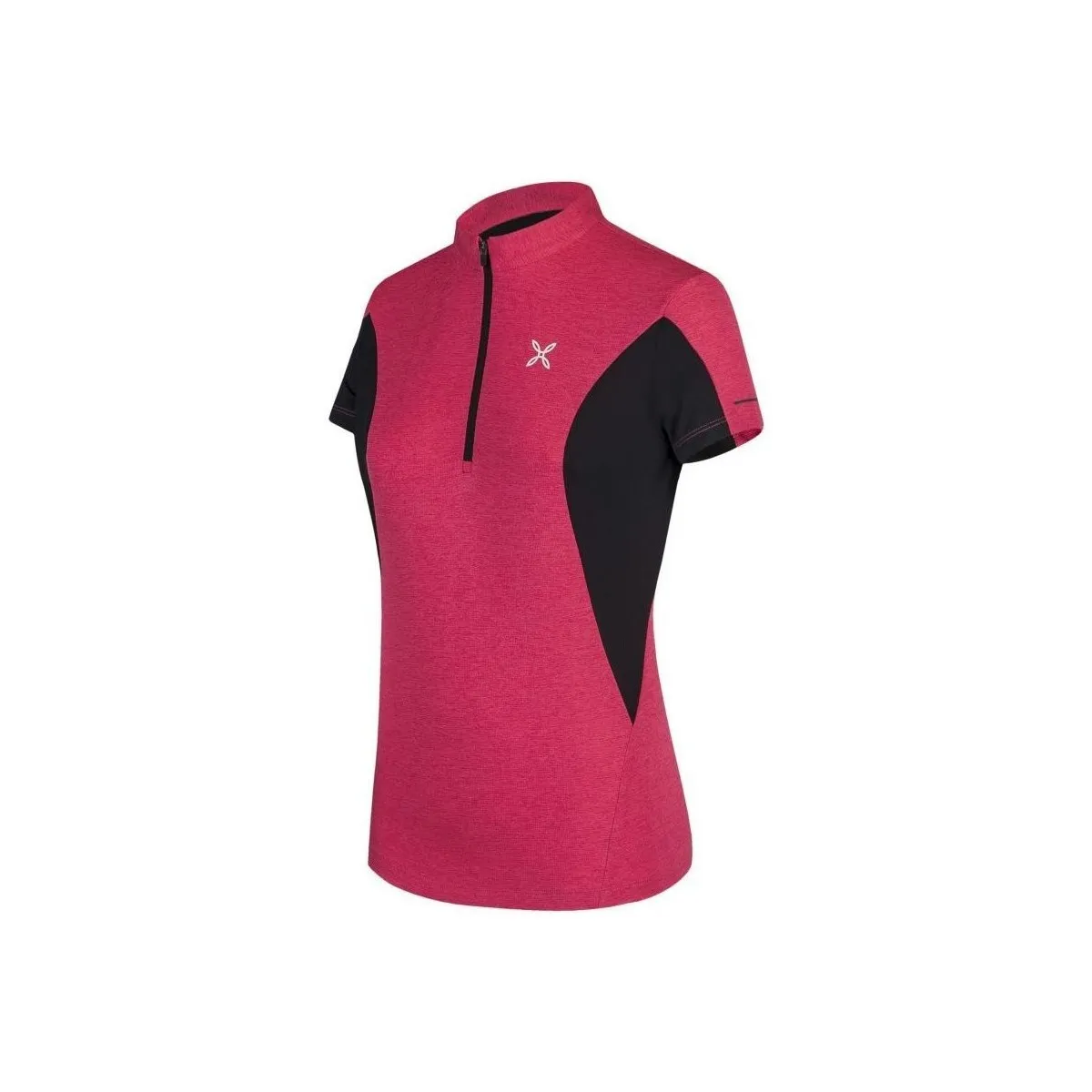 CAMISETA TRACK ZIP MUJER  ROSA