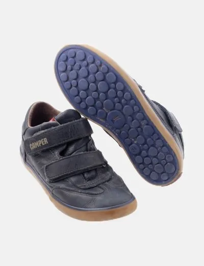 Camper Deportiva azul velcro
