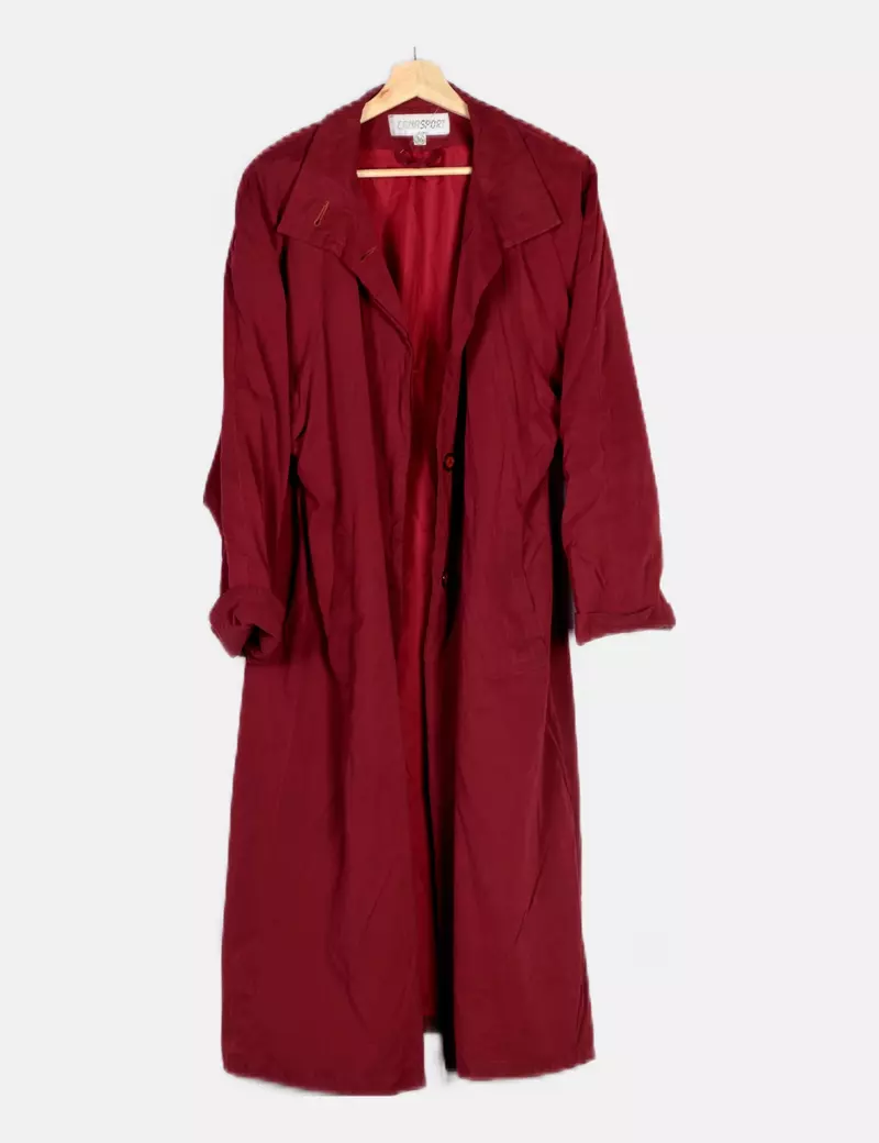 Canasport Gabardina granate casual