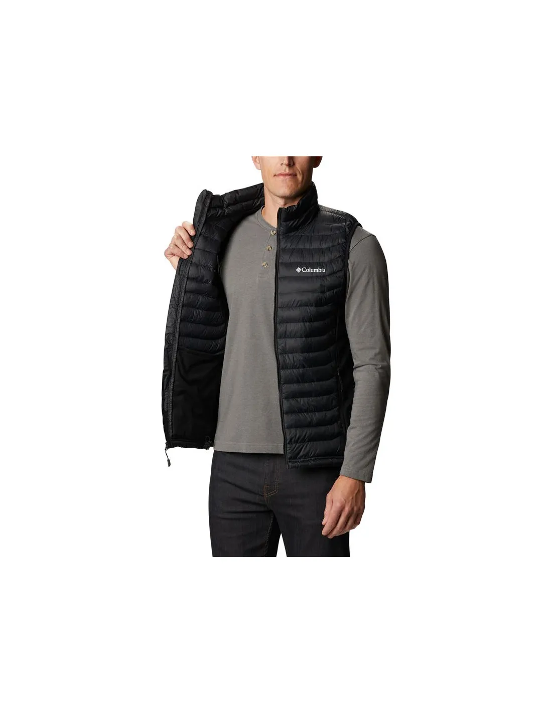 Chaleco Columbia Powder Pass™ Vest Hombre Black