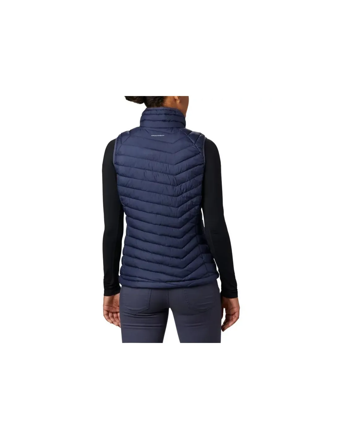 Chaleco de montaña Columbia Powder Lite azul Mujer