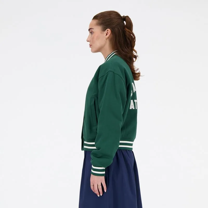 Chaqueta Casual Para Mujer Sport Varsity Jacket New Balance