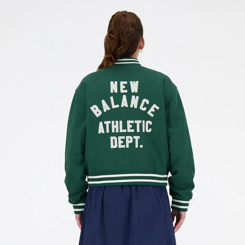 Chaqueta Casual Para Mujer Sport Varsity Jacket New Balance