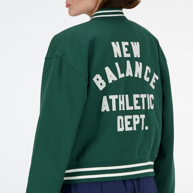 Chaqueta Casual Para Mujer Sport Varsity Jacket New Balance