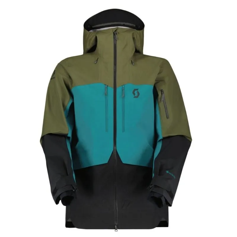 Chaqueta de esquí Scott Chaqueta Line Chaser GTX 3L (Verde Fuego/Verde Invierno)