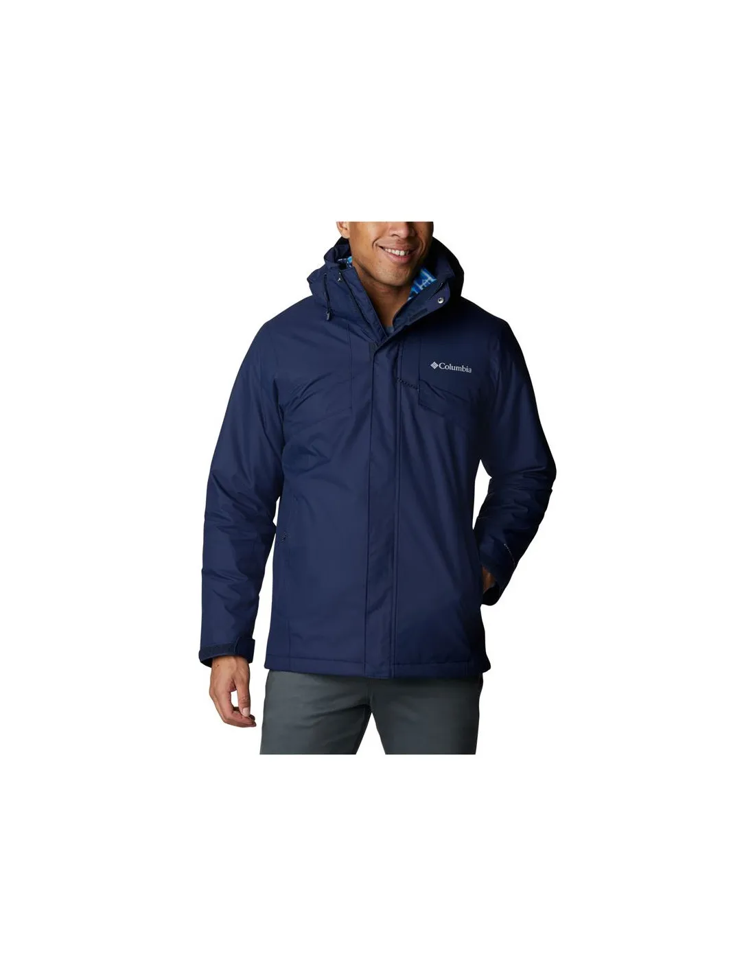 Chaqueta de montaña Columbia Bugaboo II Fleece Interchange Azul Hombre
