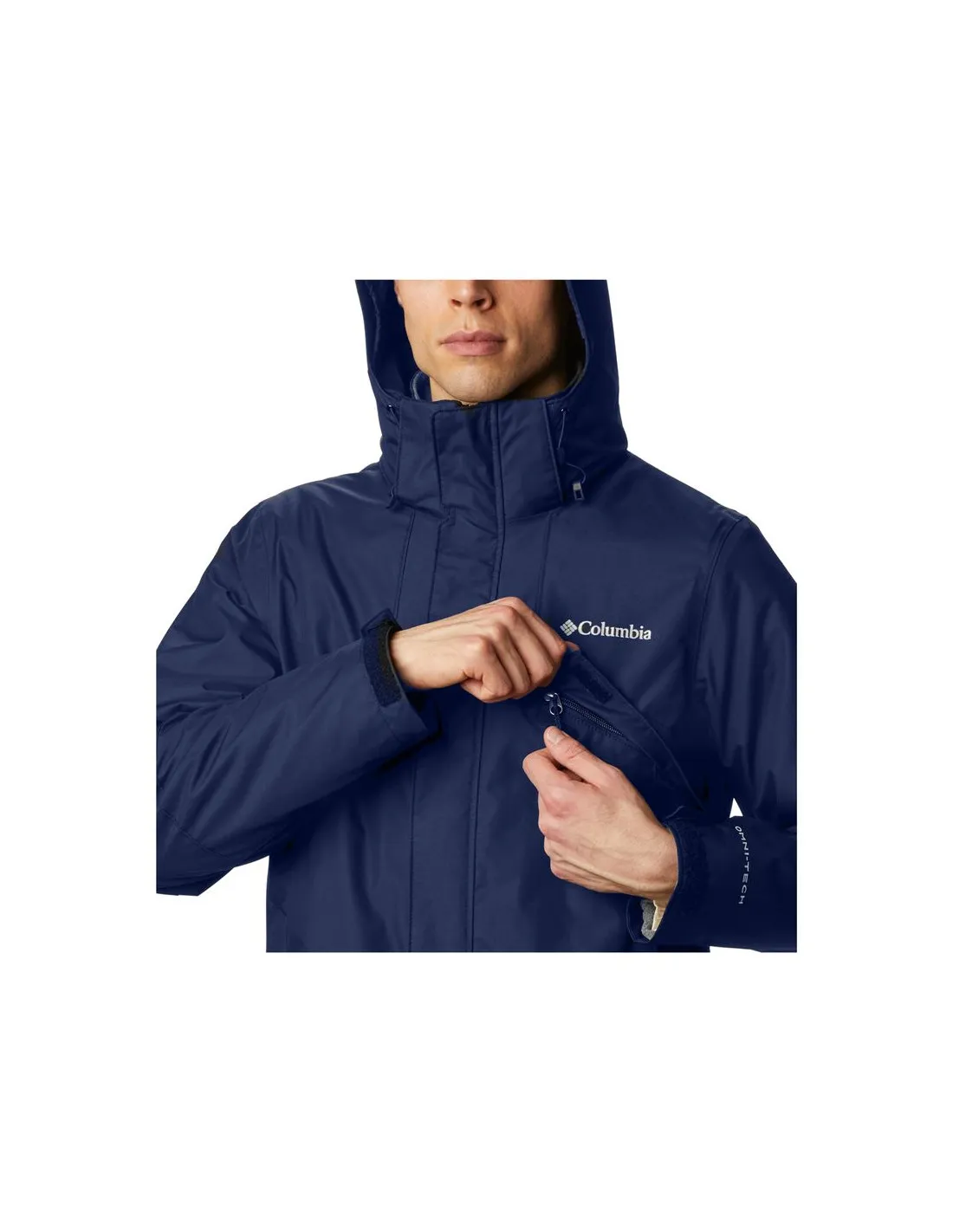 Chaqueta de montaña Columbia Bugaboo II Fleece Interchange Azul Hombre