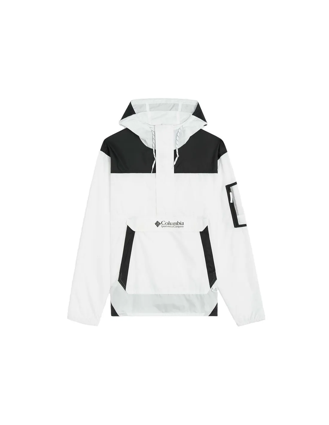Chaqueta de montaña Columbia Challenger Windbreaker Hombre White
