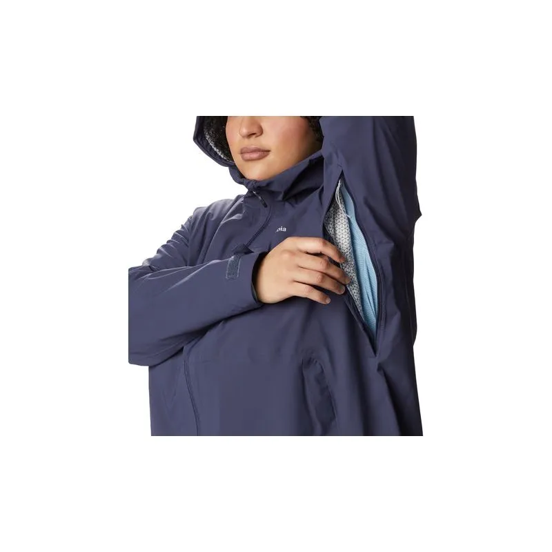 CHAQUETA IMPERMEABLE COLUMBIA OMNITECH™ AMPLIDRY™ SHELL (NOCTURNAL) MUJER
