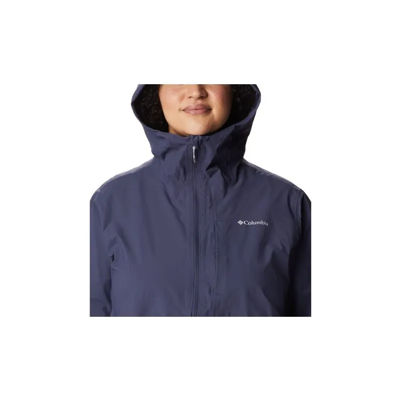 CHAQUETA IMPERMEABLE COLUMBIA OMNITECH™ AMPLIDRY™ SHELL (NOCTURNAL) MUJER
