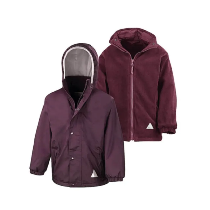 CHAQUETA NIñO  NIñA POLAR REVERSIBLE DE RESULT