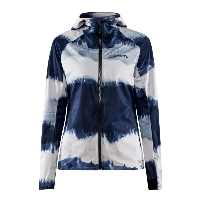 CHAQUETA RUNNING MUJER CRAFT PRO HYDRO JACKET 2 W (MULTIBLUES)