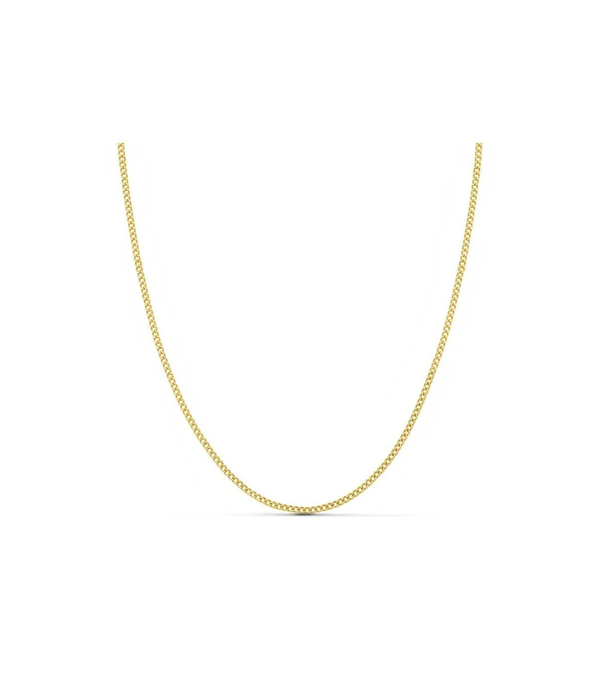 Chaîne Gourmette 1.2 mm 18 K 60 cm