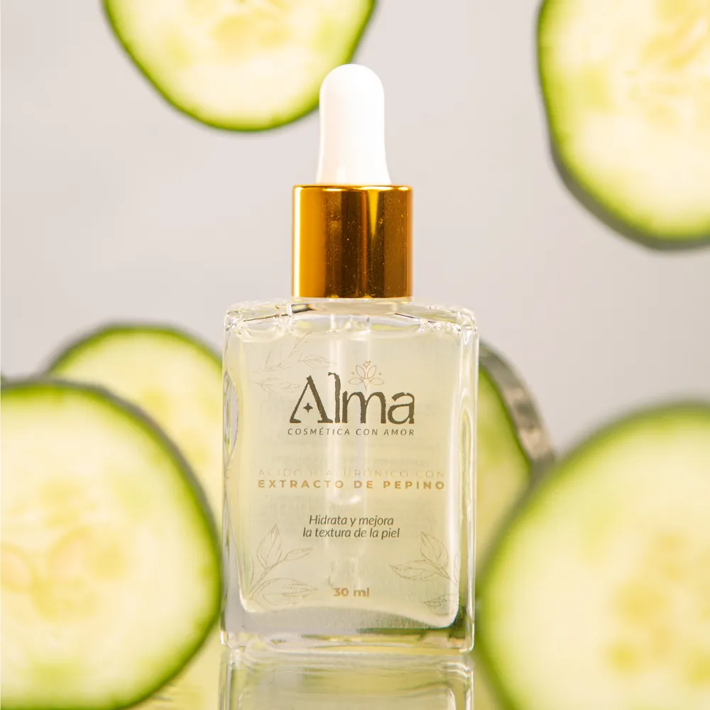 CIDO HIALURóNICO CON EXTRACTO DE PEPINO  ALMA COSMETICS