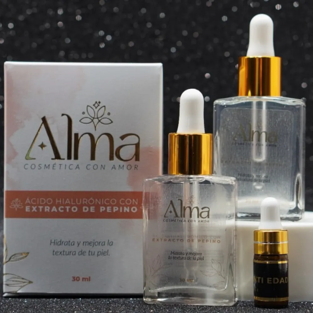 CIDO HIALURóNICO CON EXTRACTO DE PEPINO  ALMA COSMETICS