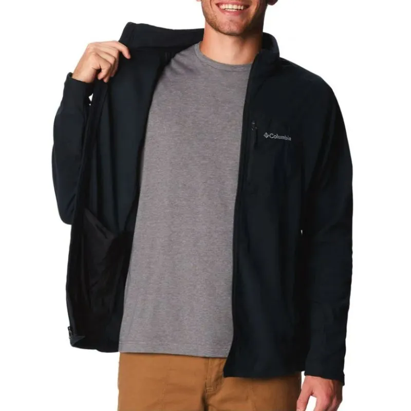 Columbia Chaqueta polar Klamath Range Full Zip (negra) Hombre