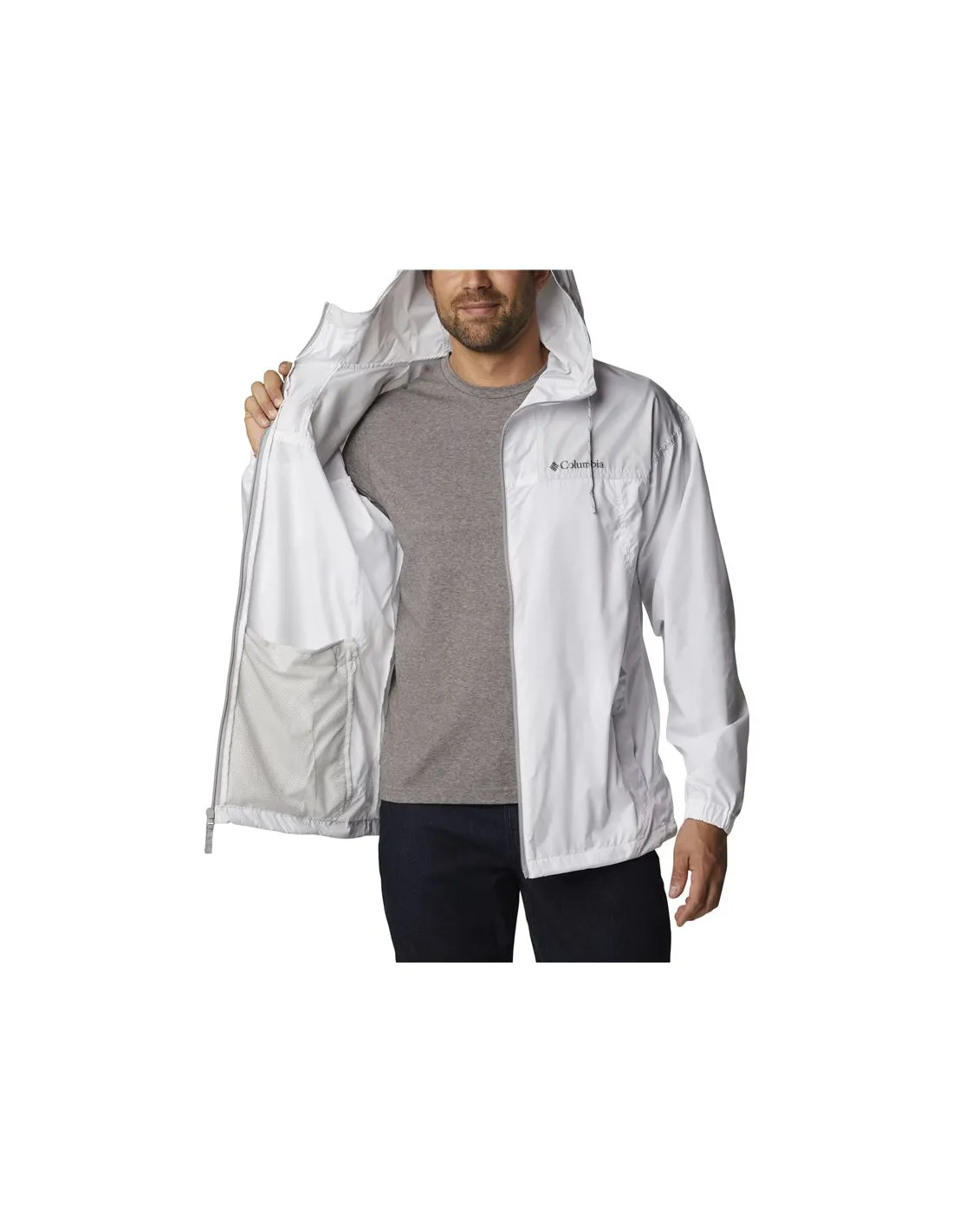 Cortavientos Columbia Flash Challenger™ Windbreaker Hombre White