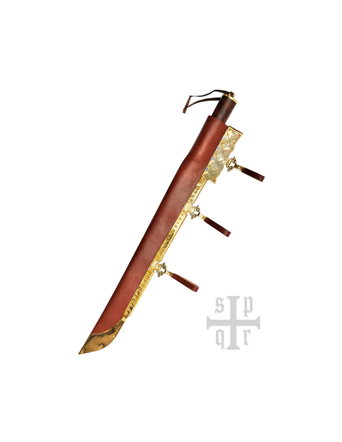 Cuchillo Scramasax vikingo Six Birka largo