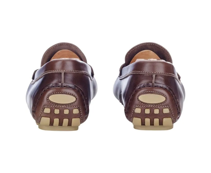 DARK BROWN MEN'S DRIVING MOCCASSINS  FERGUSON