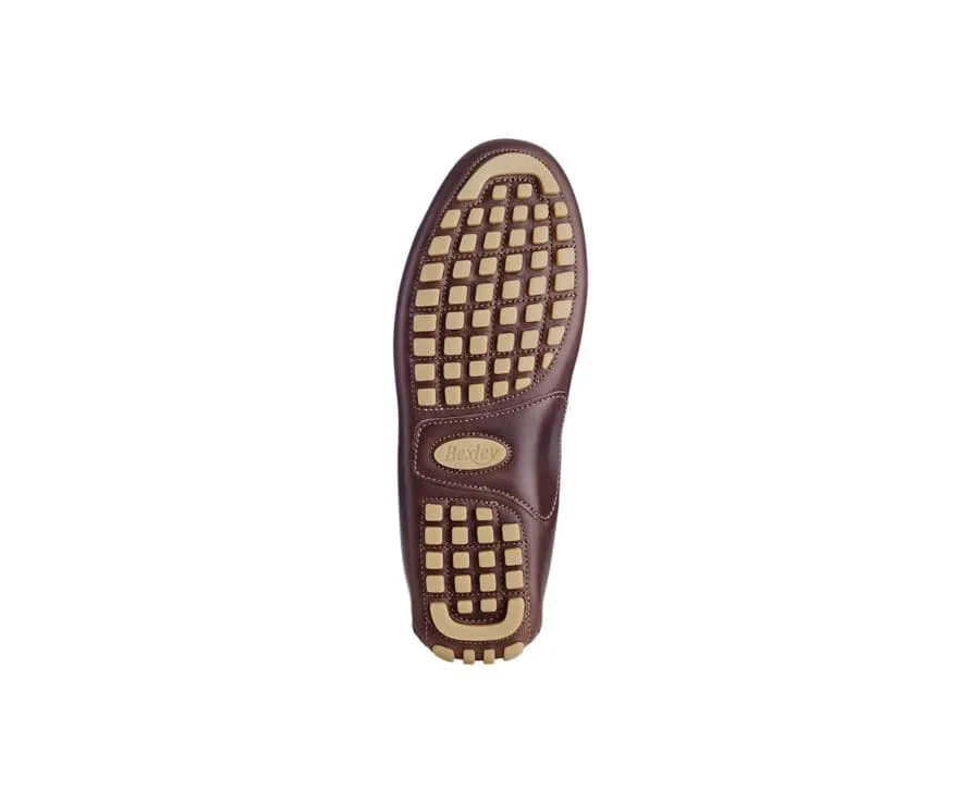 DARK BROWN MEN'S DRIVING MOCCASSINS  FERGUSON