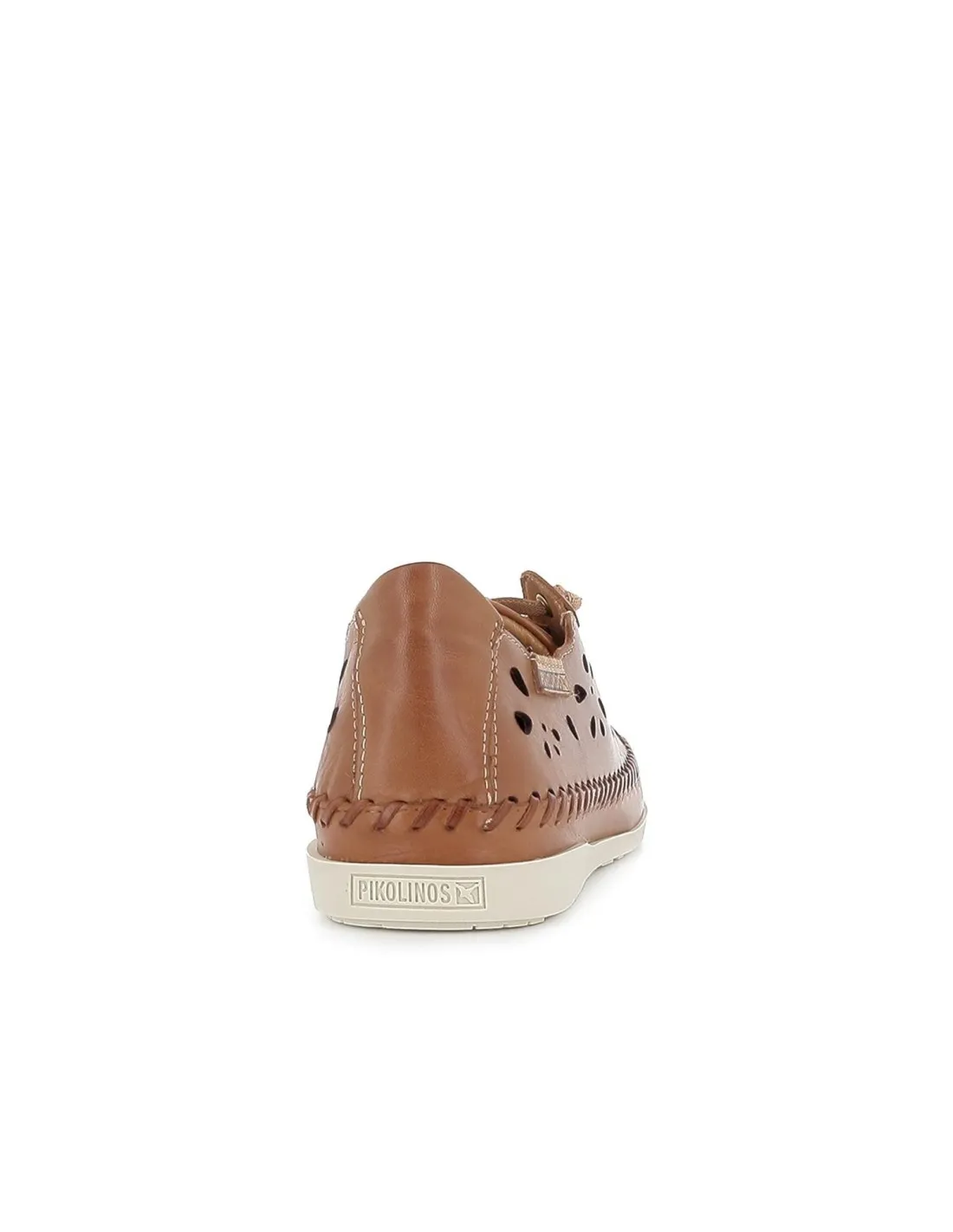 Deportiva casual piel troquelada brandy mujer Pikolinos