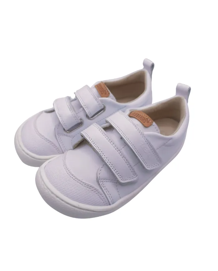 Deportiva Flexinens de Piel blanca con refuerzo