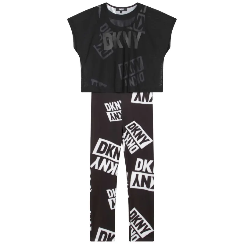 DKNY Conjunto de mono y camiseta