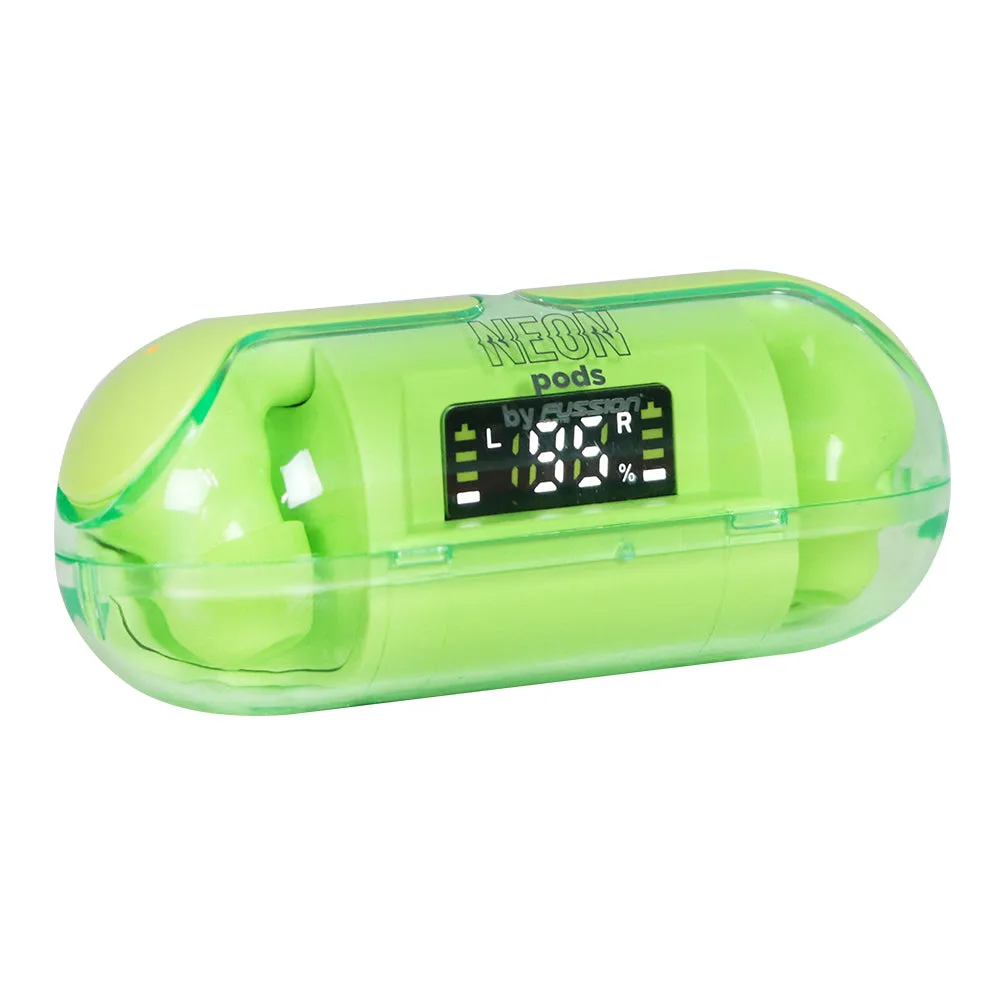 EP10034 NEON PODS: AUDíFONOS INALáMBRICOS BLUETOOTH CON SONIDO ELECTRIZANTE Y ESTILO DESLUMBRANTE
