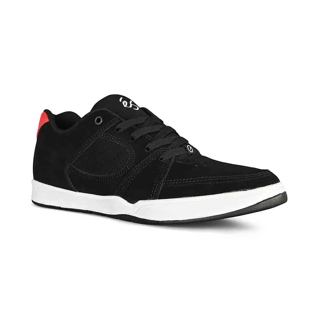 ES ACCEL SLIM X SWIFT 1.5 SKATE SHOES  BLACK/WHITE/RED