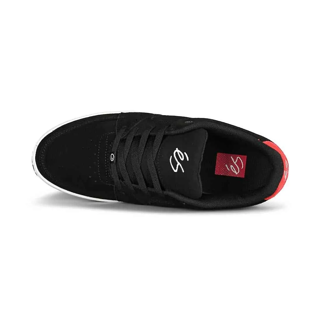 ES ACCEL SLIM X SWIFT 1.5 SKATE SHOES  BLACK/WHITE/RED