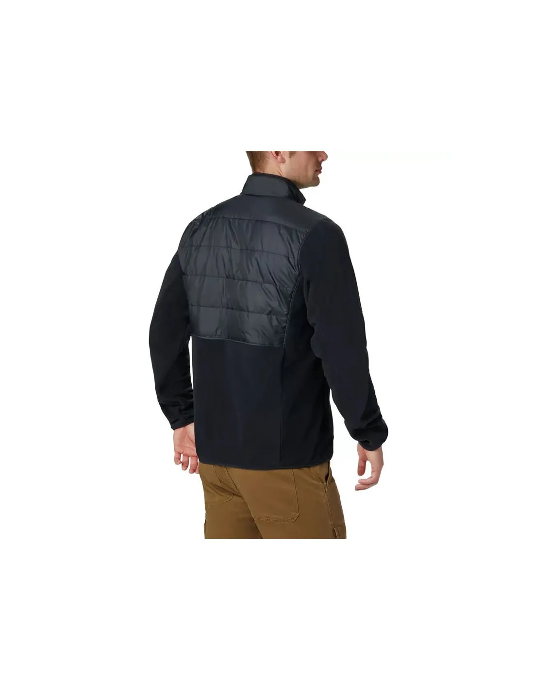 Forro Polar Columbia Montaña Basin Butte negro Hombre