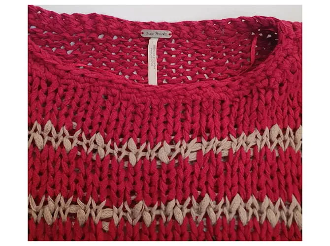 Free People Prendas de punto Roja 