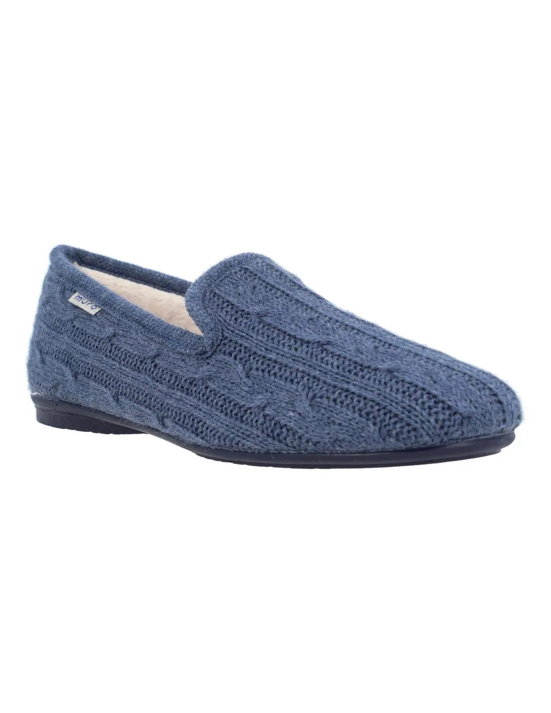 GARRIDO MURO  ZAPATILLAS DE CASA CERRADA LANA MARINO