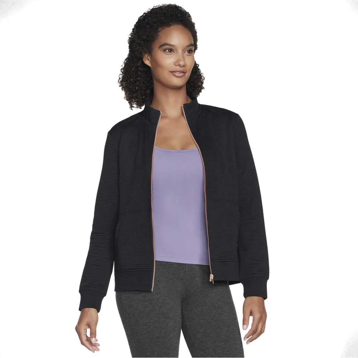 Go Walk Everywhere Full Zip Hoodless