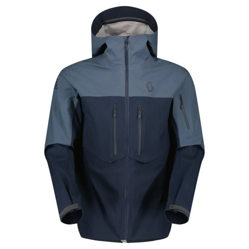 Hombres Scott Chaqueta Explorair DryoSpun 3L (azul metálico/azul oscuro) chaqueta esquí de travesía