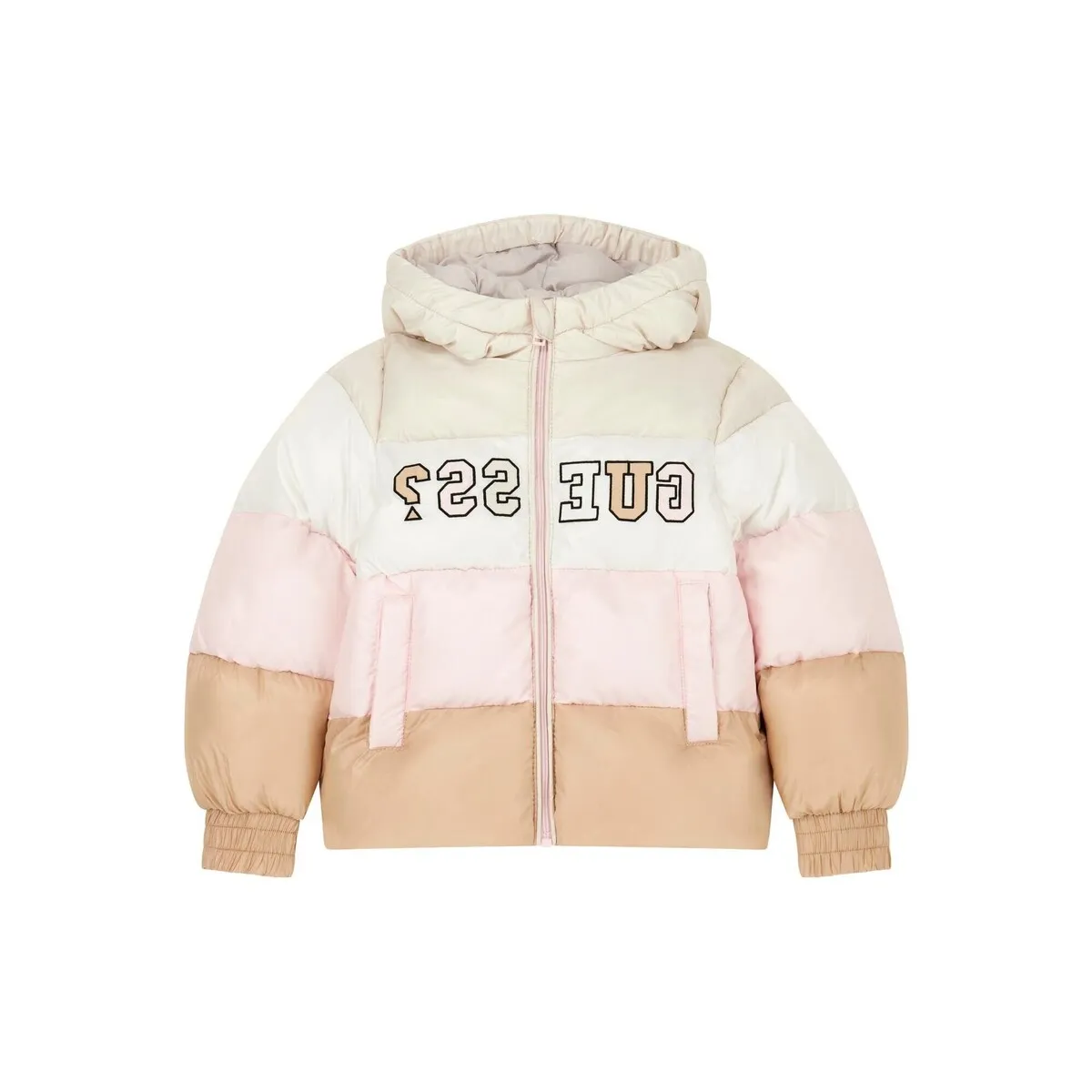 HOODED LS PADDED PUFFER W ZIP