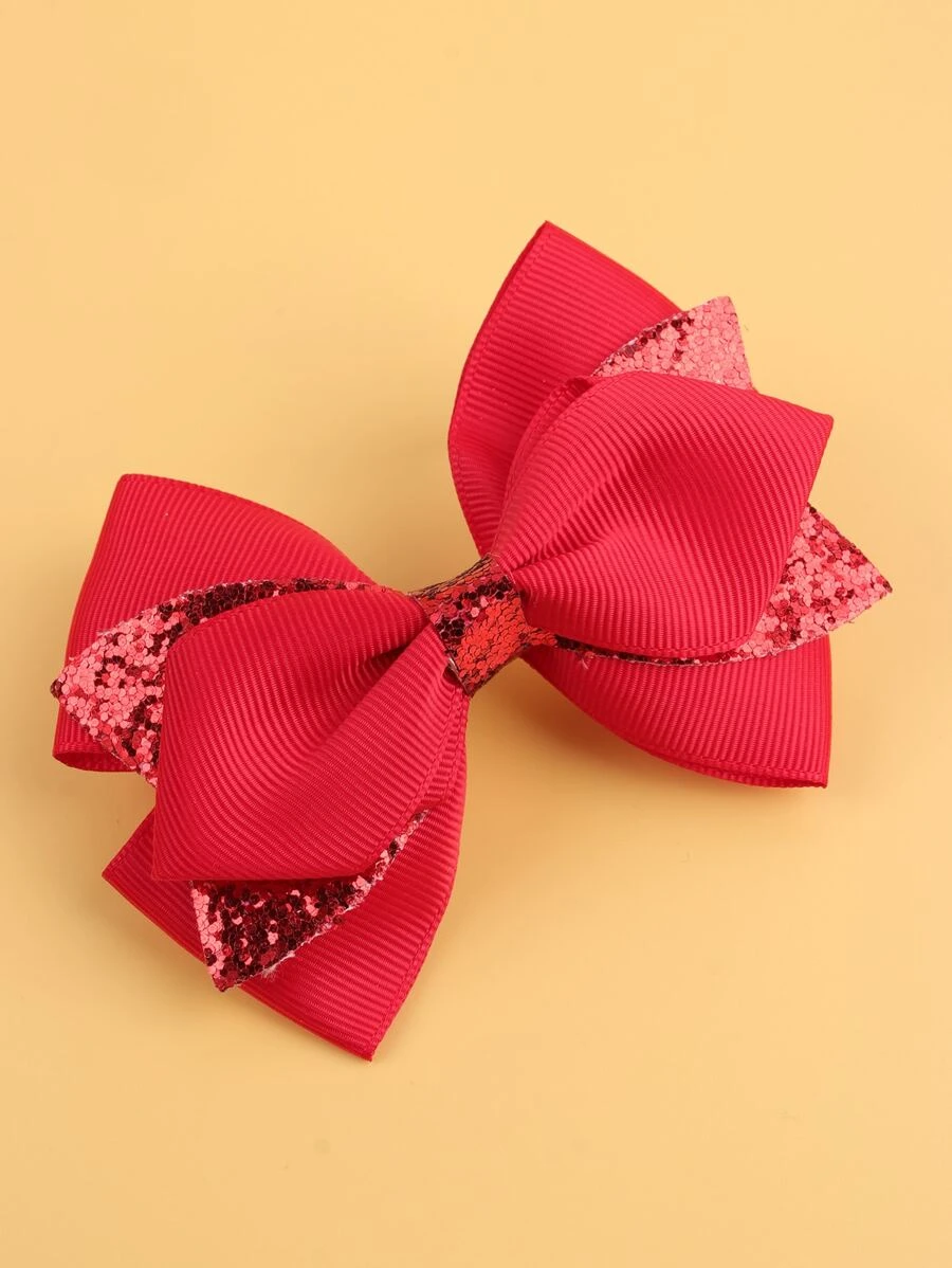 Horquillas lazos rojos