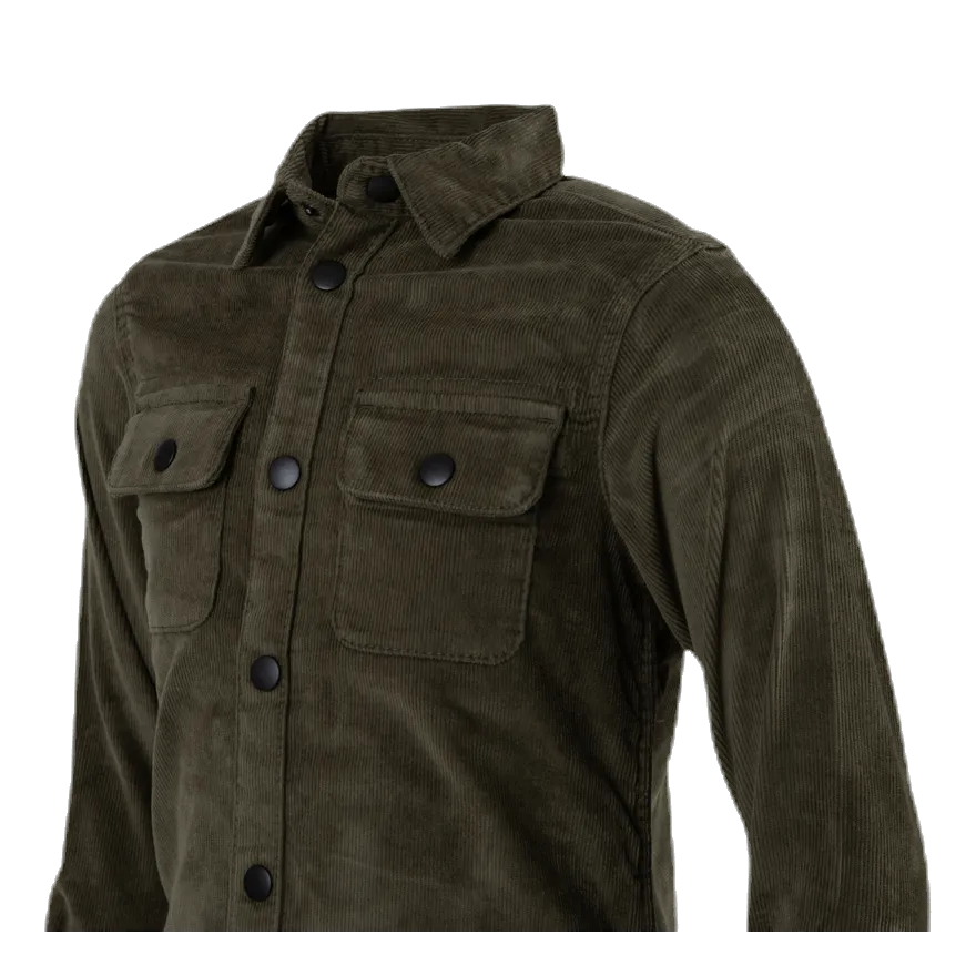 Jack & Jones Alfred Corduroy Shirt Akm Jr Green
