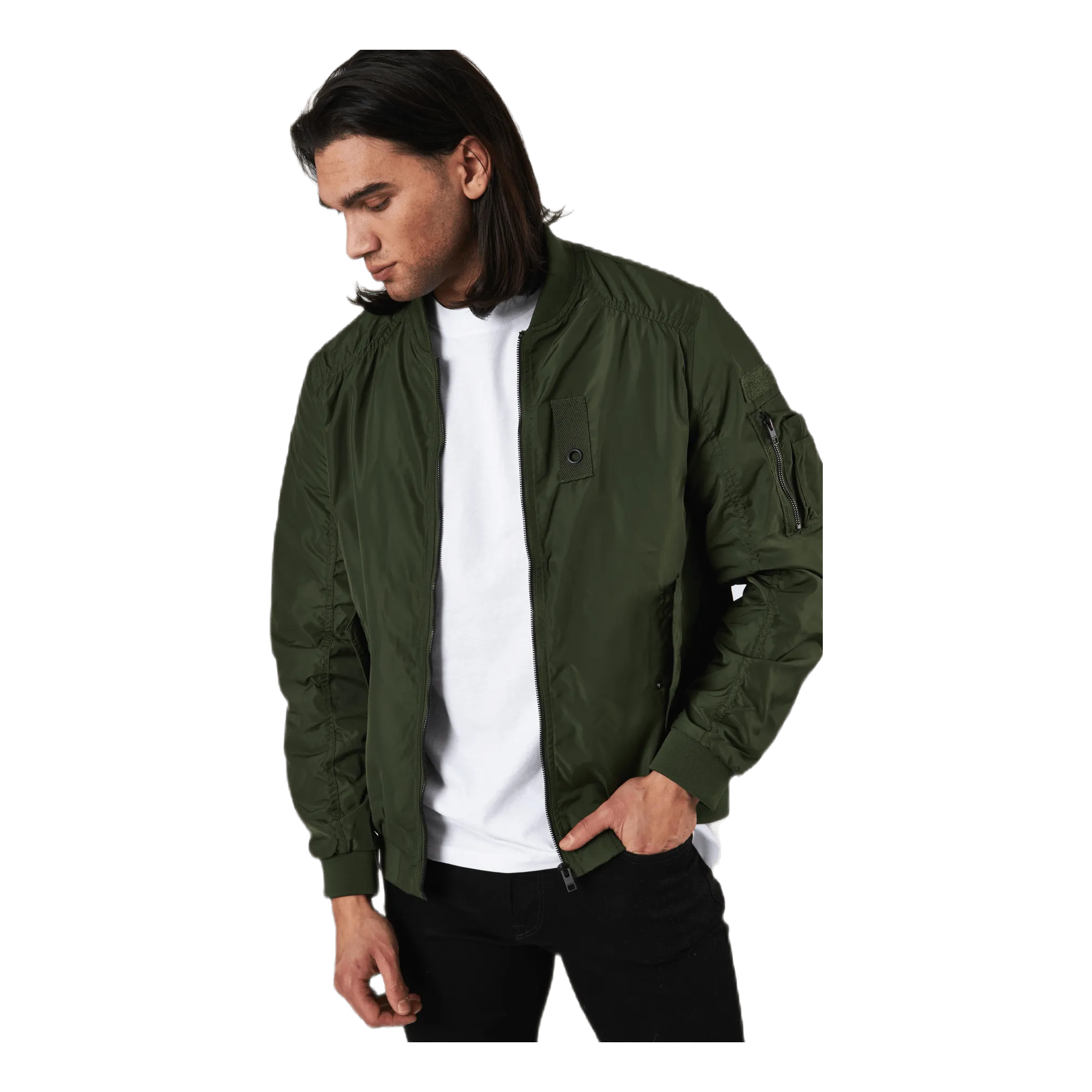 Jack & Jones Jaxson Bomber Rifle Green