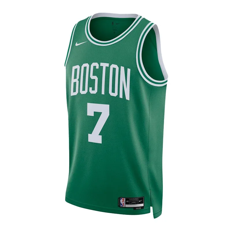 JAYLEN BROWN BOSTON CELTICS ICON EDITION SWINGMAN JERSEY