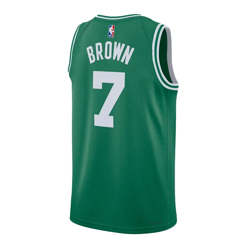 JAYLEN BROWN BOSTON CELTICS ICON EDITION SWINGMAN JERSEY