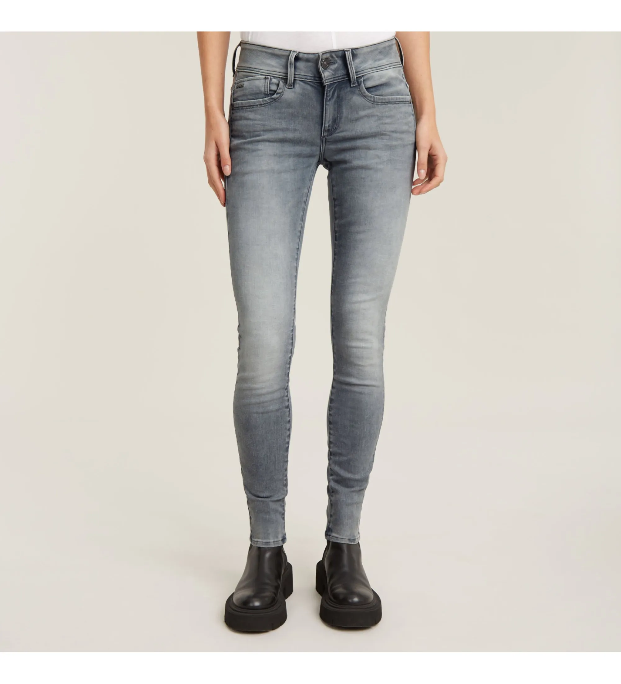 Jeans Lynn Skinny gris