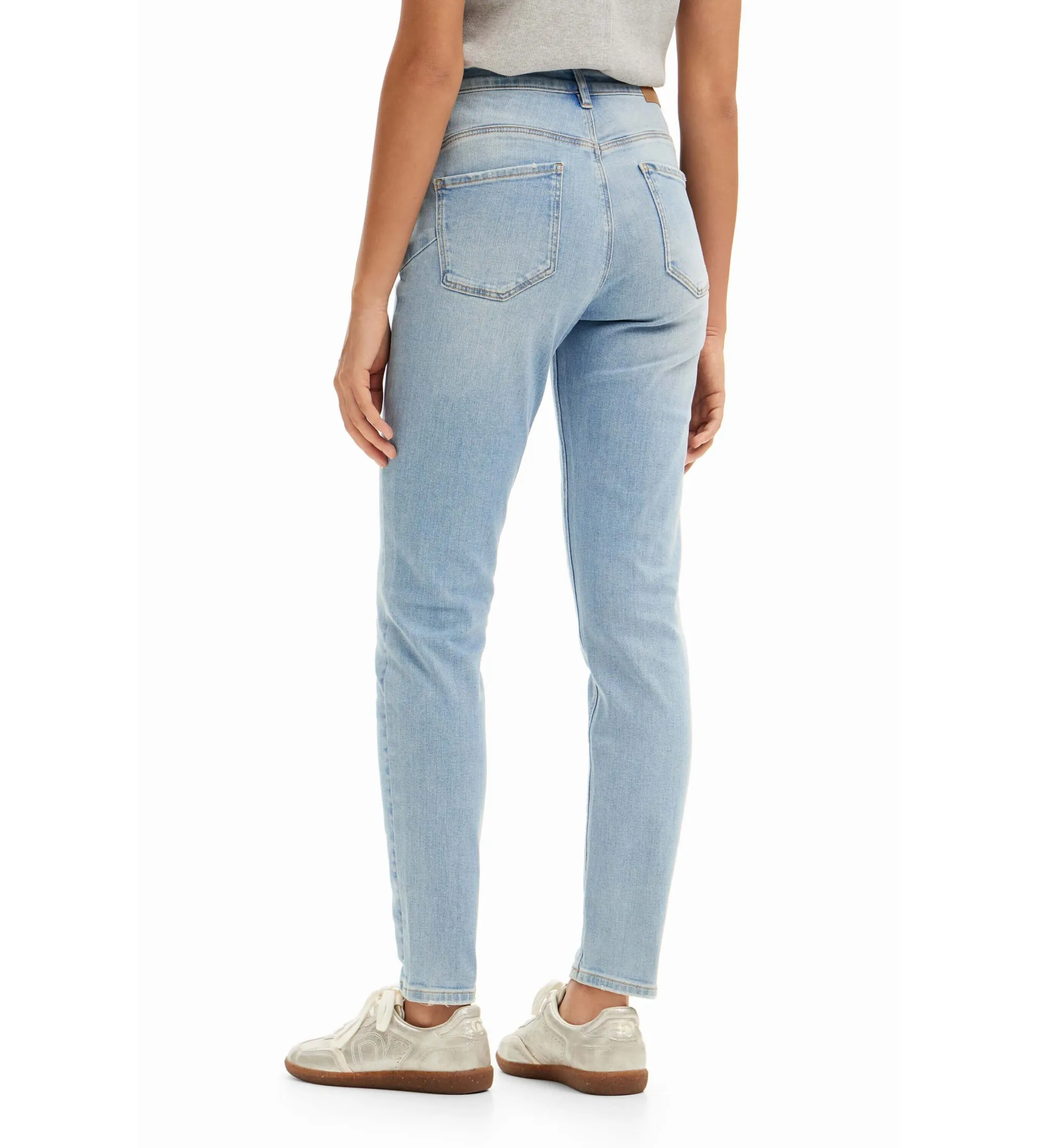JEANS SLIM PUSHUP AZUL