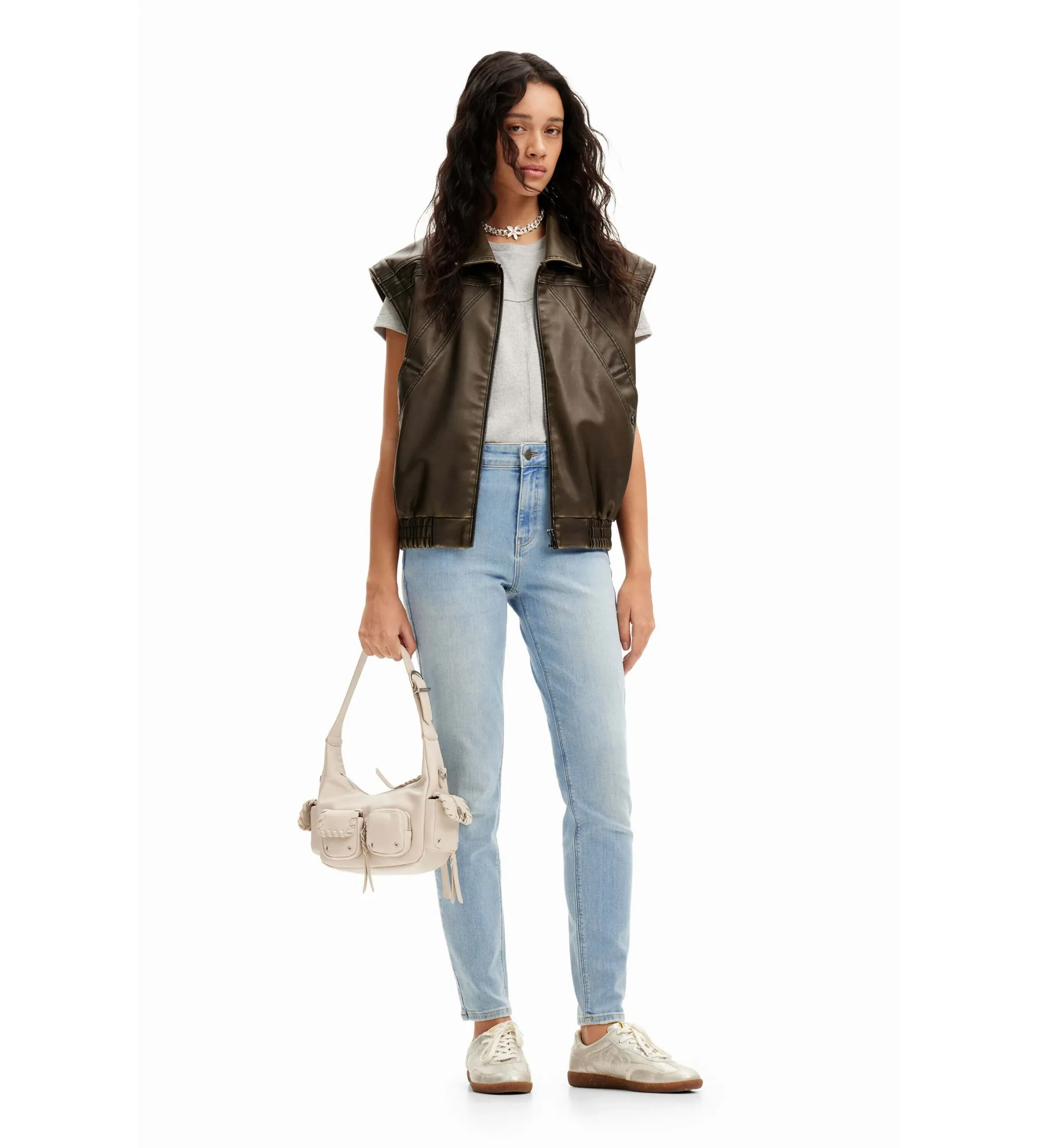 JEANS SLIM PUSHUP AZUL
