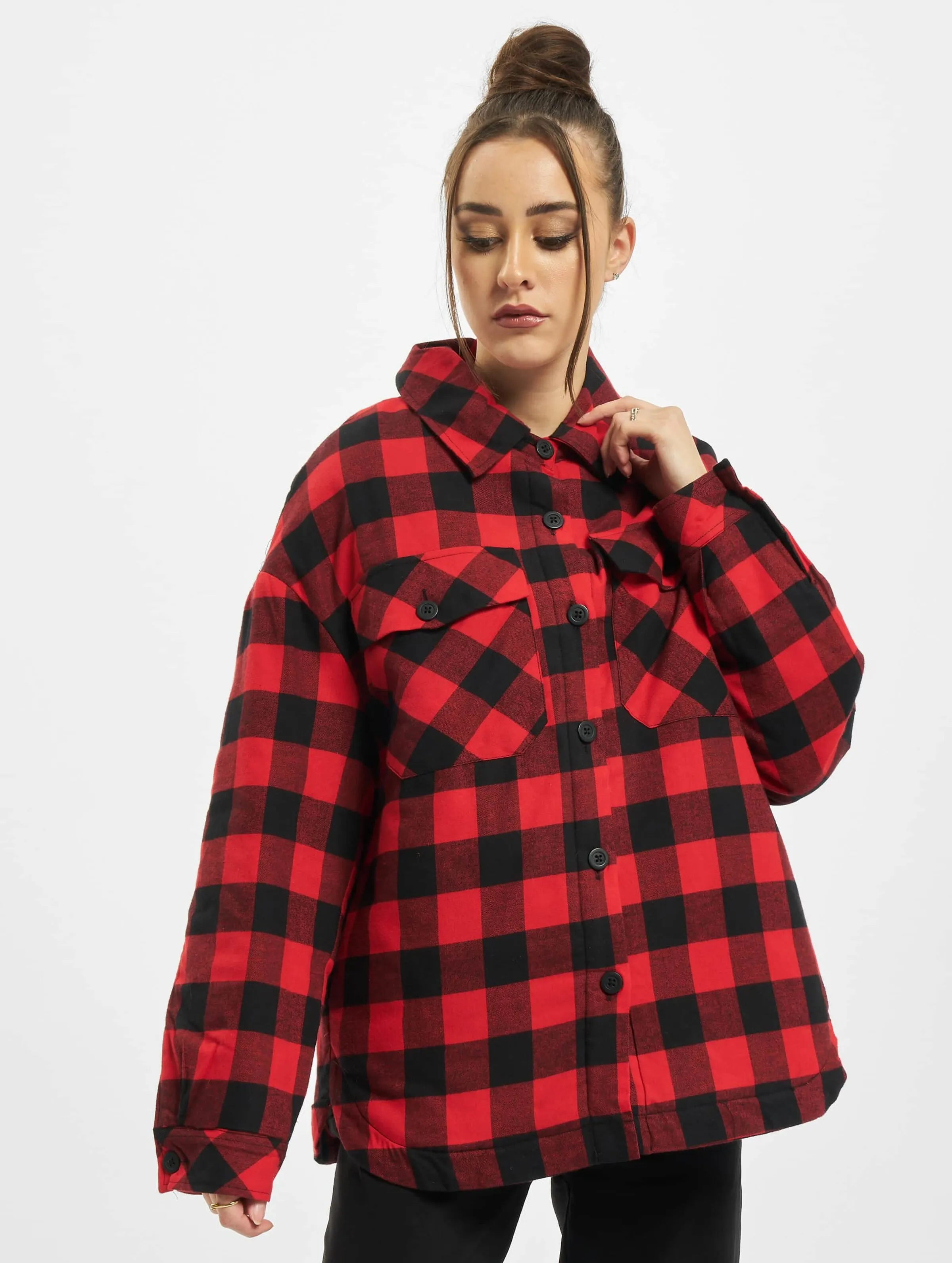 Ladies Flanell Padded Overshirt 