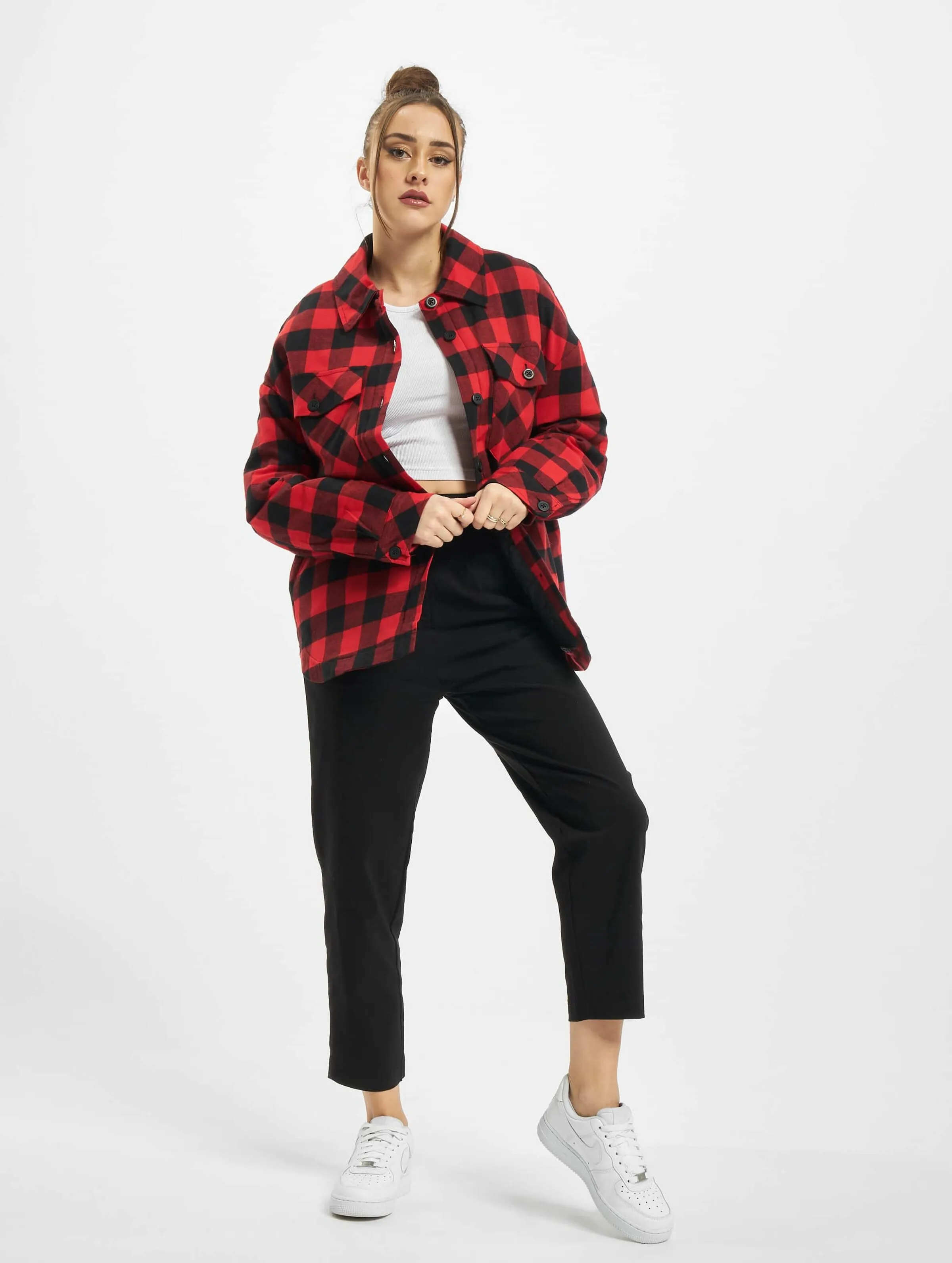 Ladies Flanell Padded Overshirt 